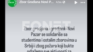 Bez aktivnosti zbog požara